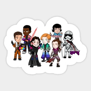 Pride Wars (variety is the spice of life version) Sticker